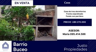 Hermoso Chalet 3 dormitorios en Buceo