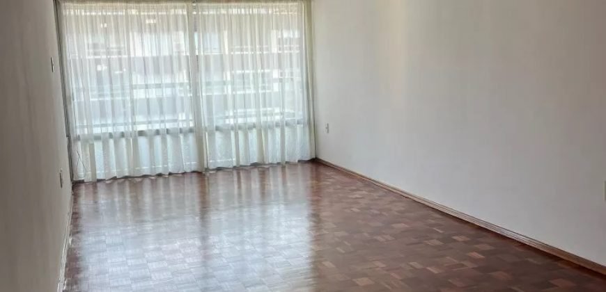 En Alquiler Hermoso apto de dos dormitorios dos baños y servicio en pocitos